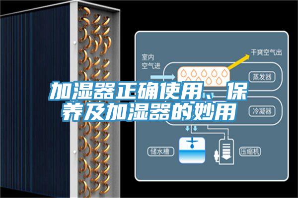 加濕器正確使用、保養(yǎng)及加濕器的妙用