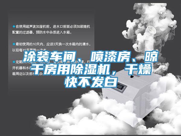 涂裝車間、噴漆房、晾干房用除濕機，干燥快不發白