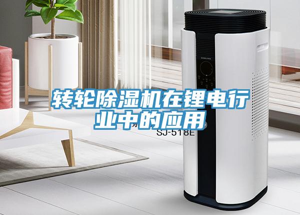 轉輪除濕機在鋰電行業中的應用