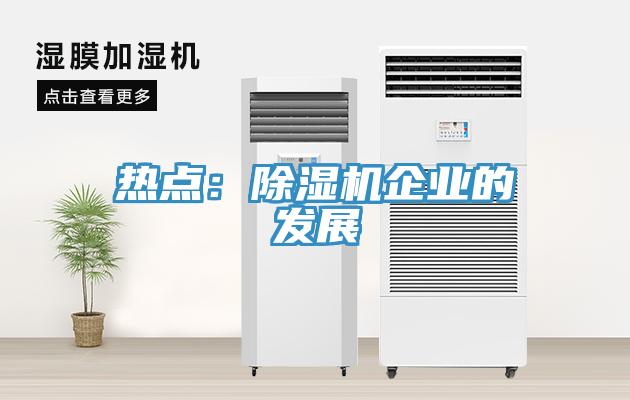 熱點：除濕機企業的發展