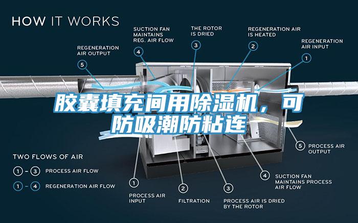 膠囊填充間用除濕機，可防吸潮防粘連