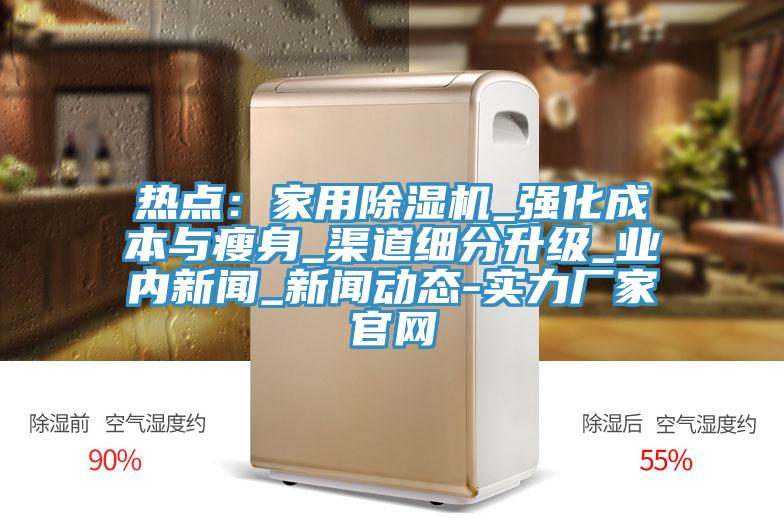 熱點：家用除濕機_強化成本與瘦身_渠道細分升級_業內新聞_新聞動態-實力廠家官網