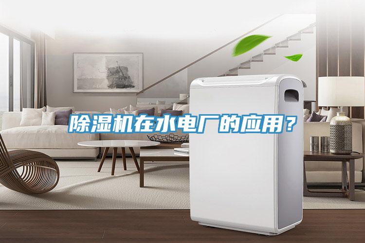 除濕機在水電廠的應用？