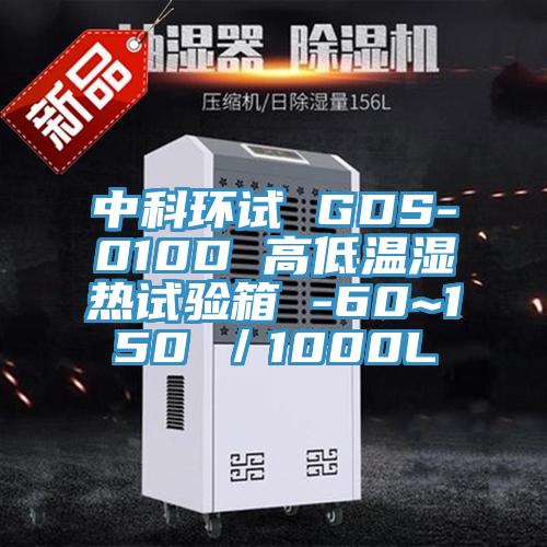 中科環試 GDS-010D 高低溫濕熱試驗箱 -60~150℃／1000L