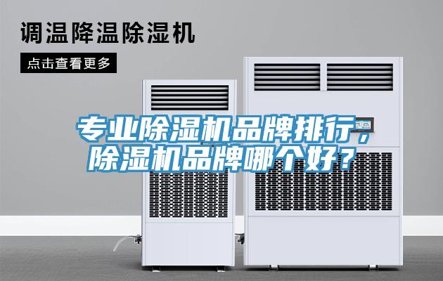 專業除濕機品牌排行，除濕機品牌哪個好？