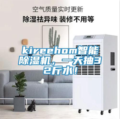 kireehom智能除濕機，一天抽32斤水！