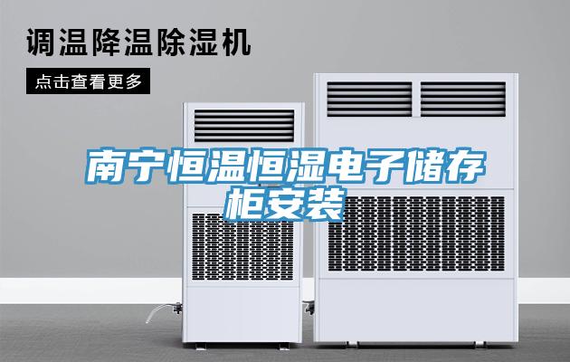 南寧恒溫恒濕電子儲存柜安裝