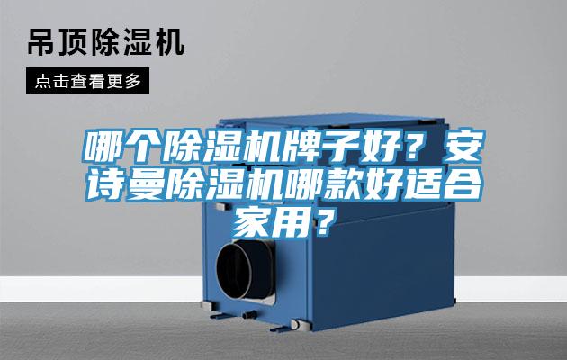 哪個除濕機牌子好？安詩曼除濕機哪款好適合家用？