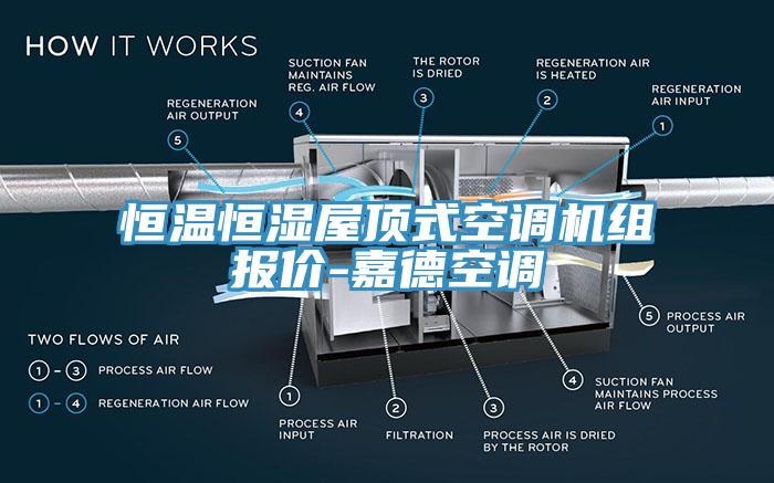 恒溫恒濕屋頂式空調機組報價-嘉德空調