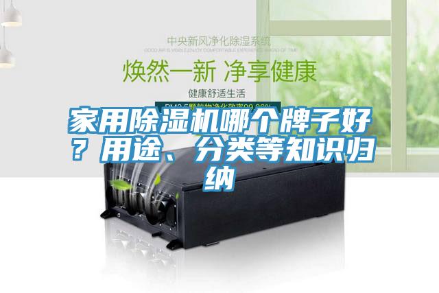 家用除濕機哪個牌子好？用途、分類等知識歸納