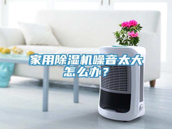 家用除濕機噪音太大怎么辦？