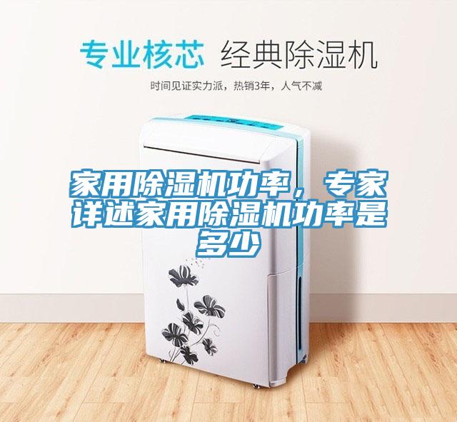 家用除濕機功率，專家詳述家用除濕機功率是多少