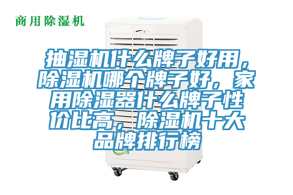 抽濕機(jī)什么牌子好用，除濕機(jī)哪個(gè)牌子好，家用除濕器什么牌子性價(jià)比高，除濕機(jī)十大品牌排行榜