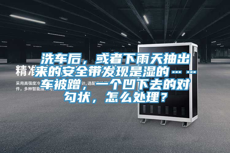 洗車后，或者下雨天抽出來的安全帶發(fā)現(xiàn)是濕的……車被蹭，一個凹下去的對勾狀，怎么處理？