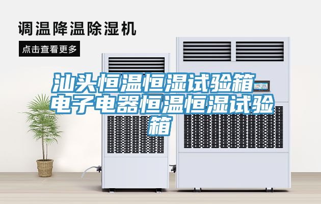 汕頭恒溫恒濕試驗箱 電子電器恒溫恒濕試驗箱