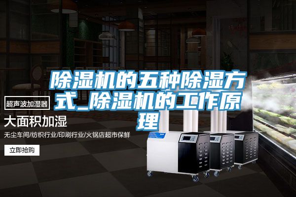 除濕機的五種除濕方式_除濕機的工作原理