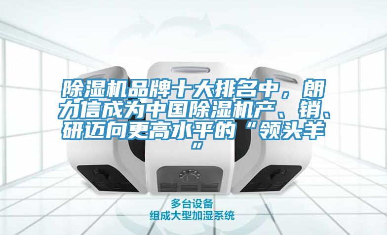 除濕機品牌十大排名中，朗力信成為中國除濕機產、銷、研邁向更高水平的“領頭羊”